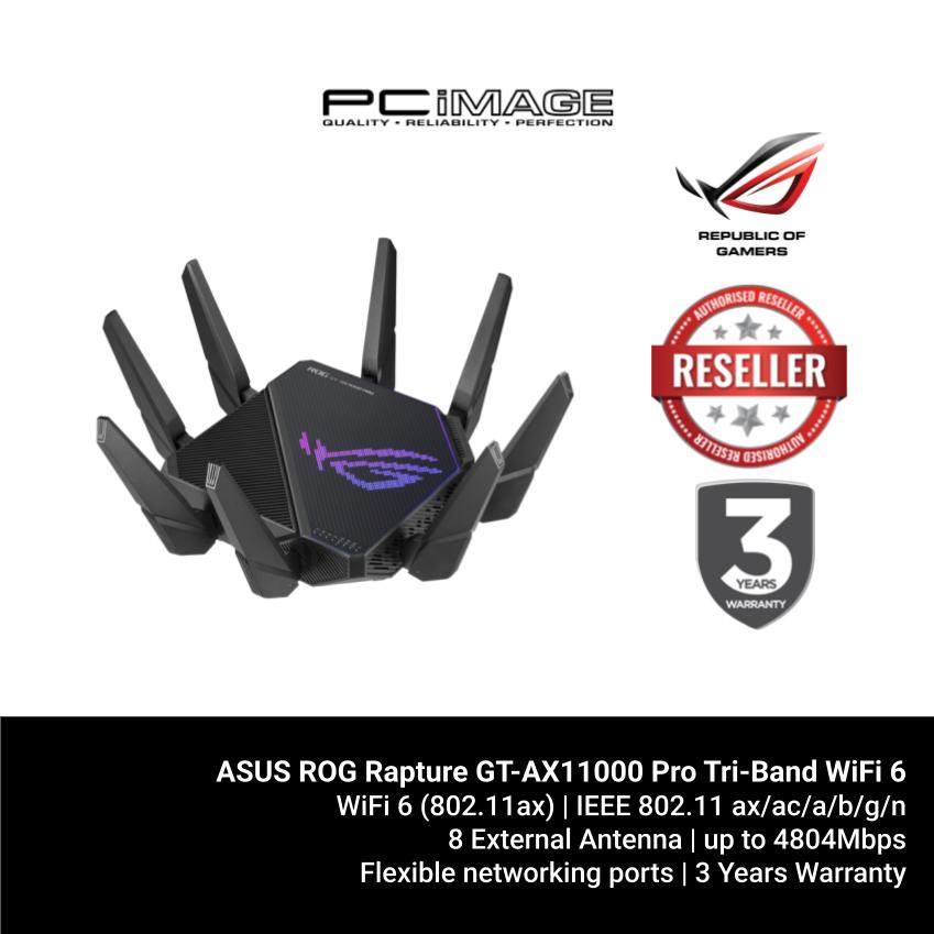 ASUS ROG Rapture GT-AX11000 Pro Tri-Band WiFi 6 gaming router | PC Image