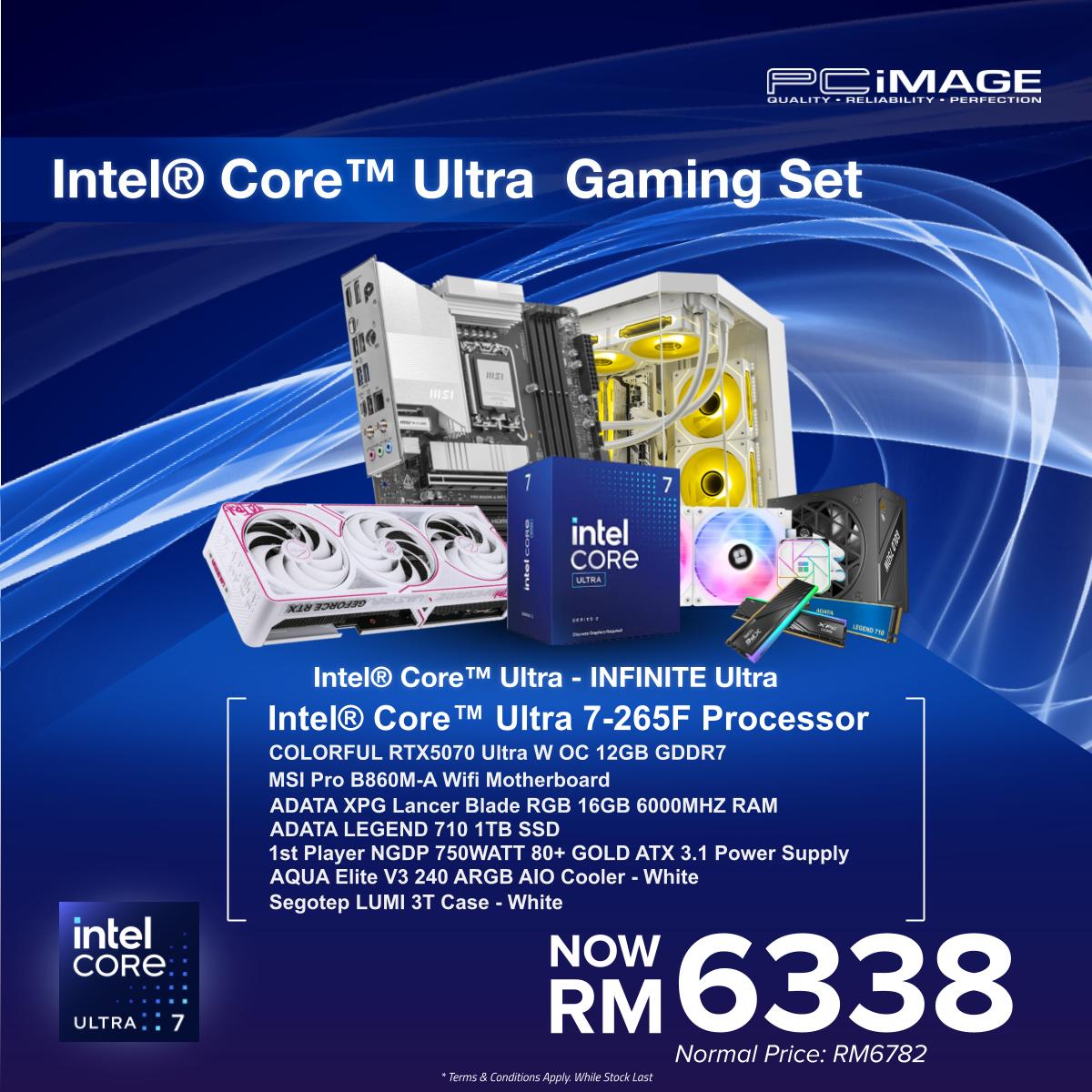 Intel® Core™ Ultra - INFINITE ULTRA PC - Ultra 7-265F Processor ...