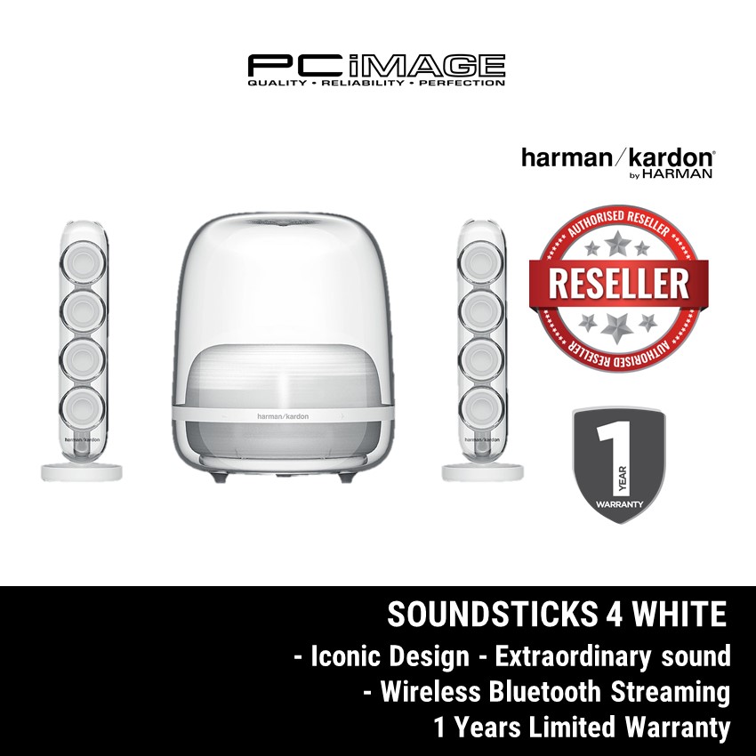 HARMAN KARDON SoundSticks 4 Bluetooth Speaker System PC Image